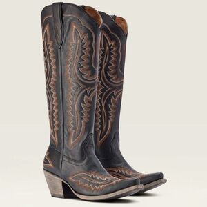 Ariat Casanova X Toe Western Boot in Brooklyn Black